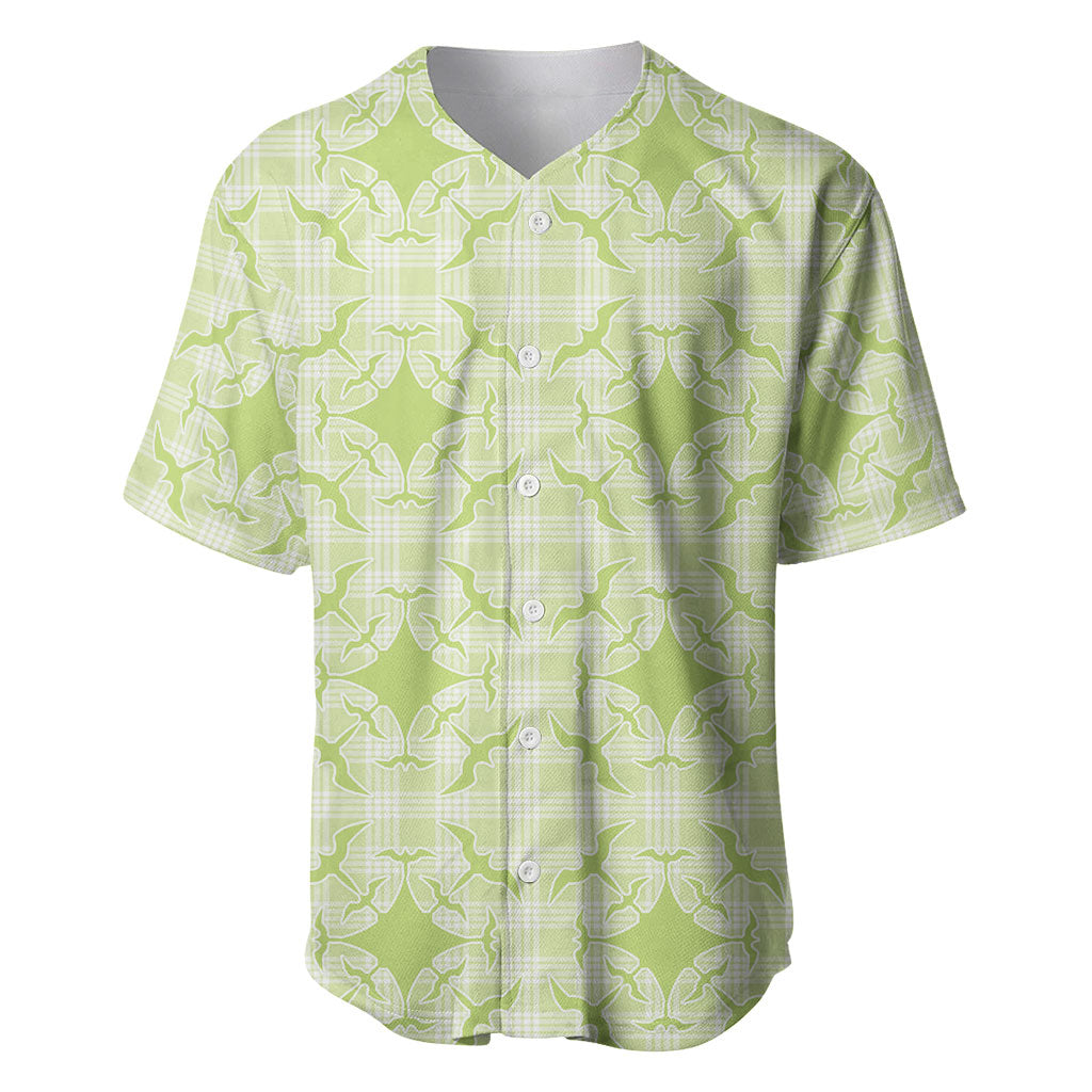 Omaomao Hawaii Iwa Bird Palaka Motifs Baseball Jersey