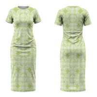 Omaomao Hawaii Iwa Bird Palaka Motifs Couples Matching Short Sleeve Bodycon Dress and Hawaiian Shirt LT14 - Polynesian Pride