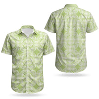 Omaomao Hawaii Iwa Bird Palaka Motifs Couples Matching Summer Maxi Dress and Hawaiian Shirt LT14 - Polynesian Pride