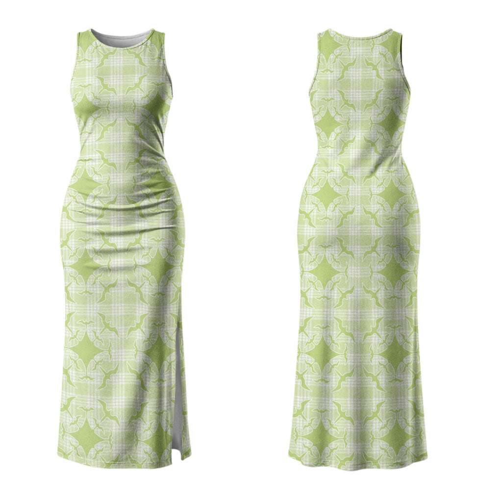 Omaomao Hawaii Iwa Bird Palaka Motifs Couples Matching Tank Maxi Dress and Hawaiian Shirt LT14 - Polynesian Pride