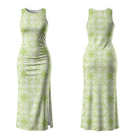 Omaomao Hawaii Iwa Bird Palaka Motifs Couples Matching Tank Maxi Dress and Hawaiian Shirt LT14 - Polynesian Pride