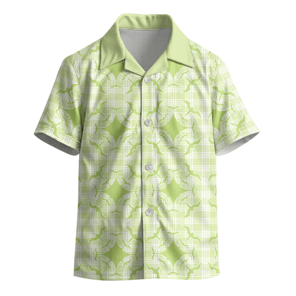 Omaomao Hawaii Iwa Bird Palaka Motifs Kid Hawaiian Shirt LT14 - Polynesian Pride