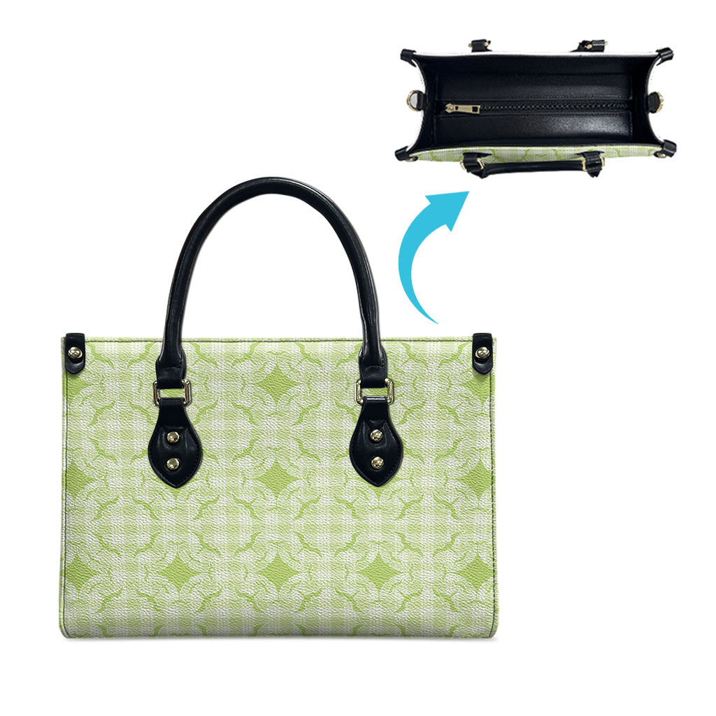 Omaomao Hawaii Iwa Bird Palaka Motifs Leather Bag LT14 - Polynesian Pride