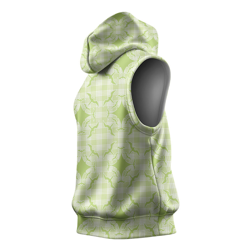 Omaomao Hawaii Iwa Bird Palaka Motifs Sleeveless Hoodie LT14 - Polynesian Pride