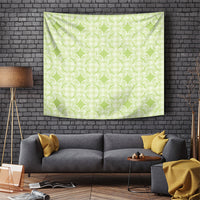 Omaomao Hawaii Iwa Bird Palaka Motifs Tapestry LT14 Green - Polynesian Pride