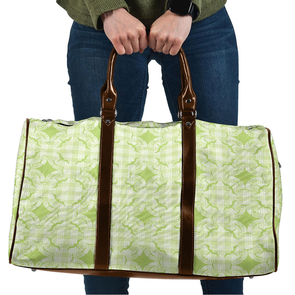 Omaomao Hawaii Iwa Bird Palaka Motifs Travel Bag