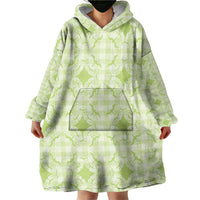 Omaomao Hawaii Iwa Bird Palaka Motifs Wearable Blanket Hoodie LT14 - Polynesian Pride
