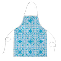 Polu Hawaii Iwa Bird Palaka Motifs Apron LT14 Blue - Polynesian Pride