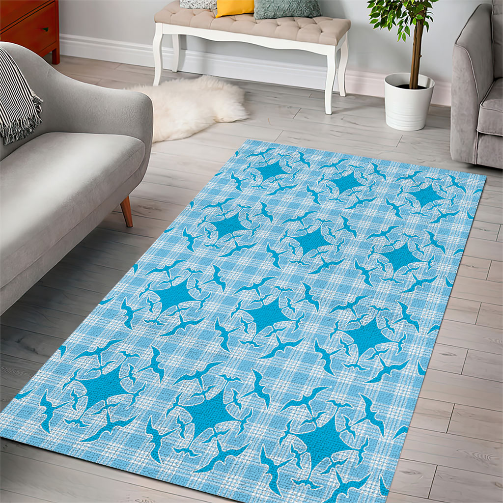 Polu Hawaii Iwa Bird Palaka Motifs Area Rug LT14 - Polynesian Pride