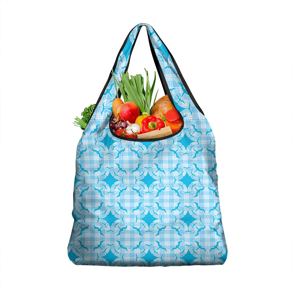 Polu Hawaii Iwa Bird Palaka Motifs Grocery Bag