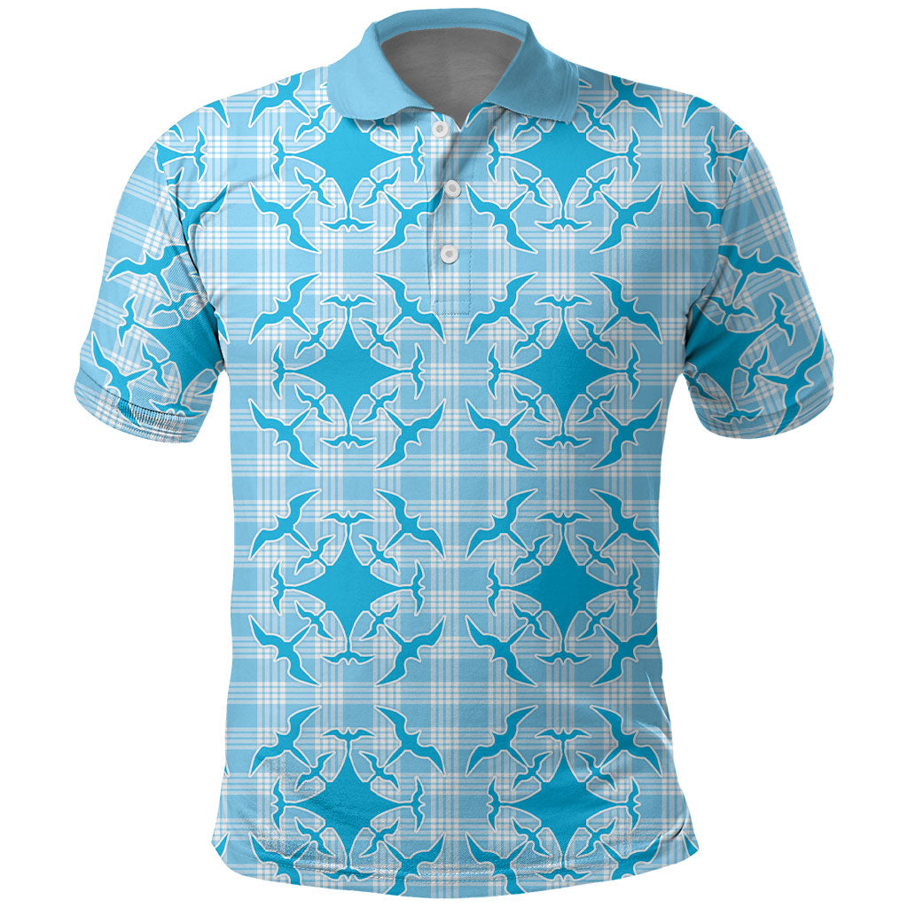 Polu Hawaii Iwa Bird Palaka Motifs Polo Shirt