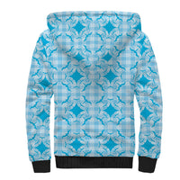 Polu Hawaii Iwa Bird Palaka Motifs Sherpa Hoodie LT14 - Polynesian Pride
