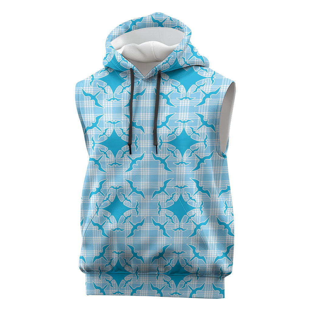 Polu Hawaii Iwa Bird Palaka Motifs Sleeveless Hoodie