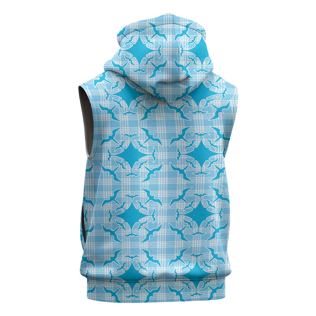 Polu Hawaii Iwa Bird Palaka Motifs Sleeveless Hoodie LT14 - Polynesian Pride