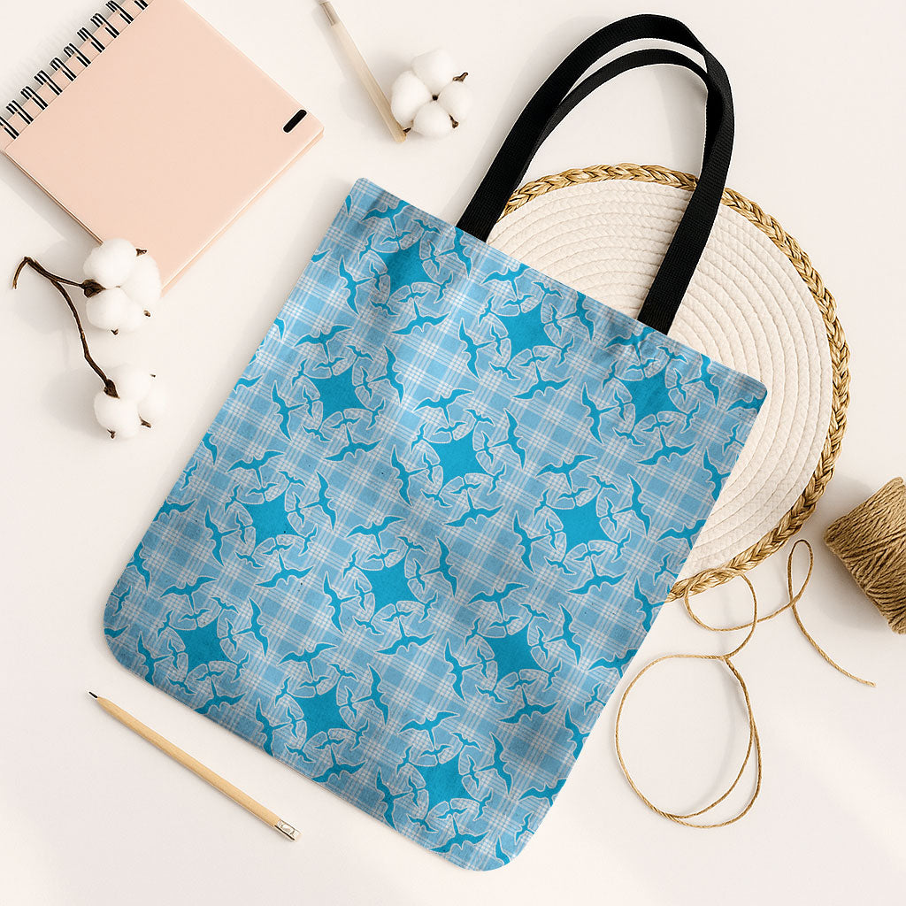 Polu Hawaii Iwa Bird Palaka Motifs Tote Bag