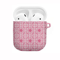 Alaka Hawaii Iwa Bird Palaka Motifs AirPods Case LT14 Pink - Polynesian Pride