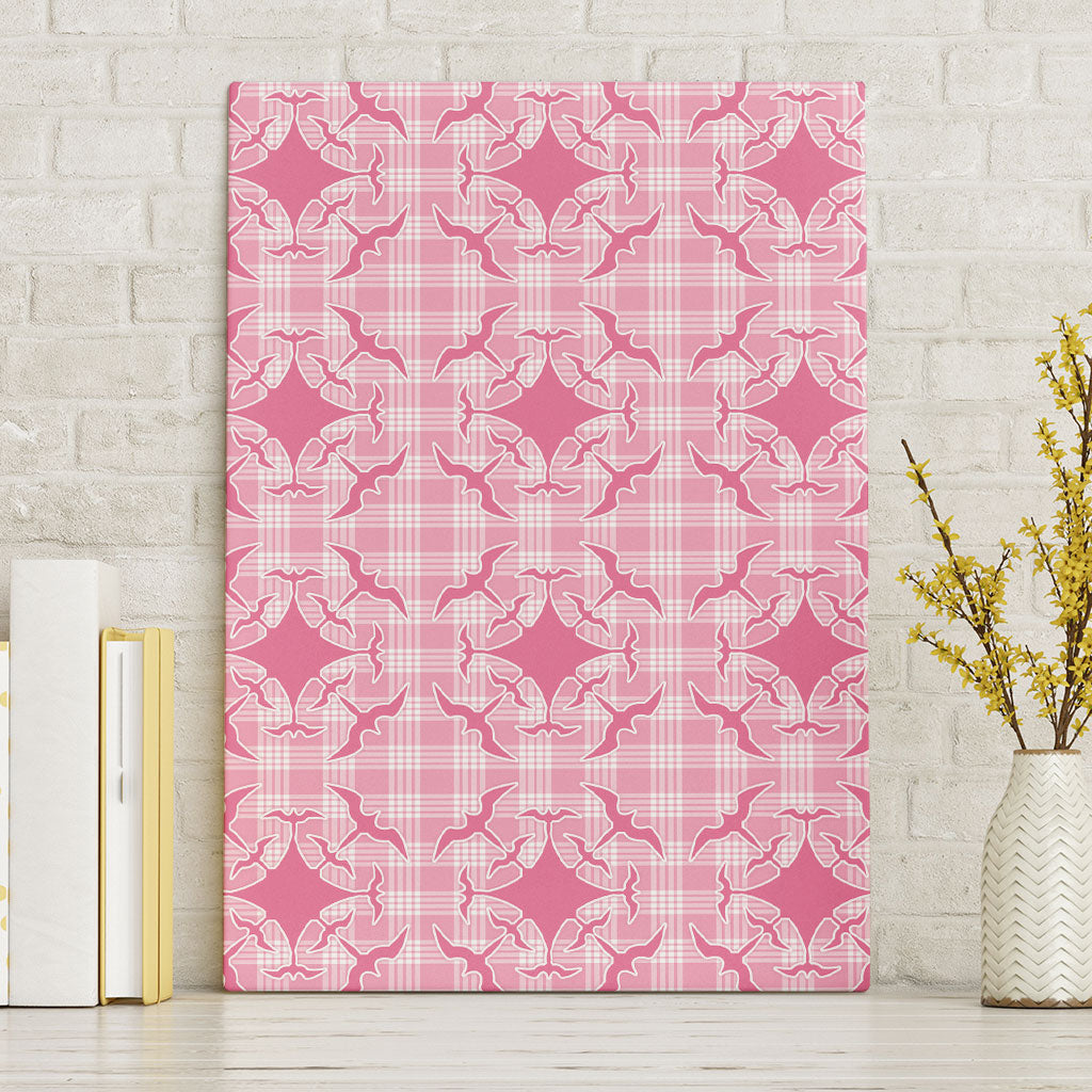 Alaka Hawaii Iwa Bird Palaka Motifs Canvas Wall Art