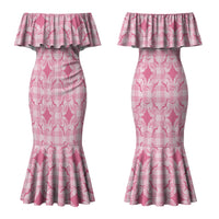 Alaka Hawaii Iwa Bird Palaka Motifs Couples Matching Mermaid Dress and Hawaiian Shirt LT14 - Polynesian Pride