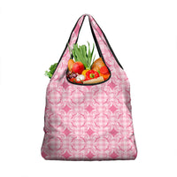 Alaka Hawaii Iwa Bird Palaka Motifs Grocery Bag LT14 1-pack One Size Pink - Polynesian Pride