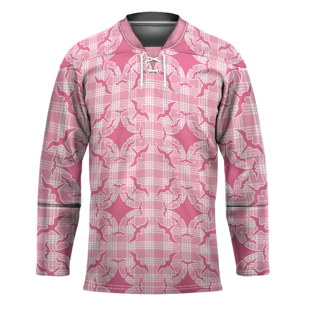 Alaka Hawaii Iwa Bird Palaka Motifs Hockey Jersey