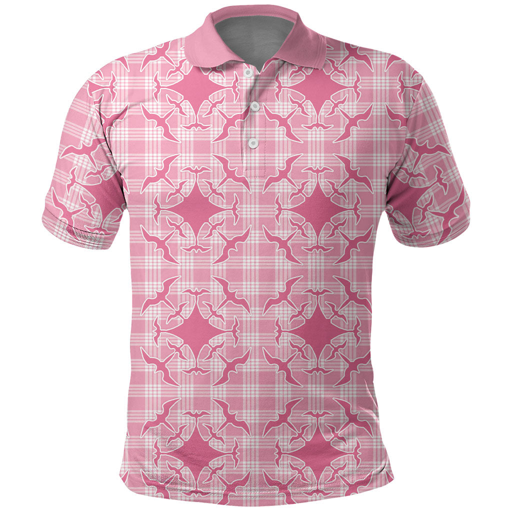 Alaka Hawaii Iwa Bird Palaka Motifs Polo Shirt