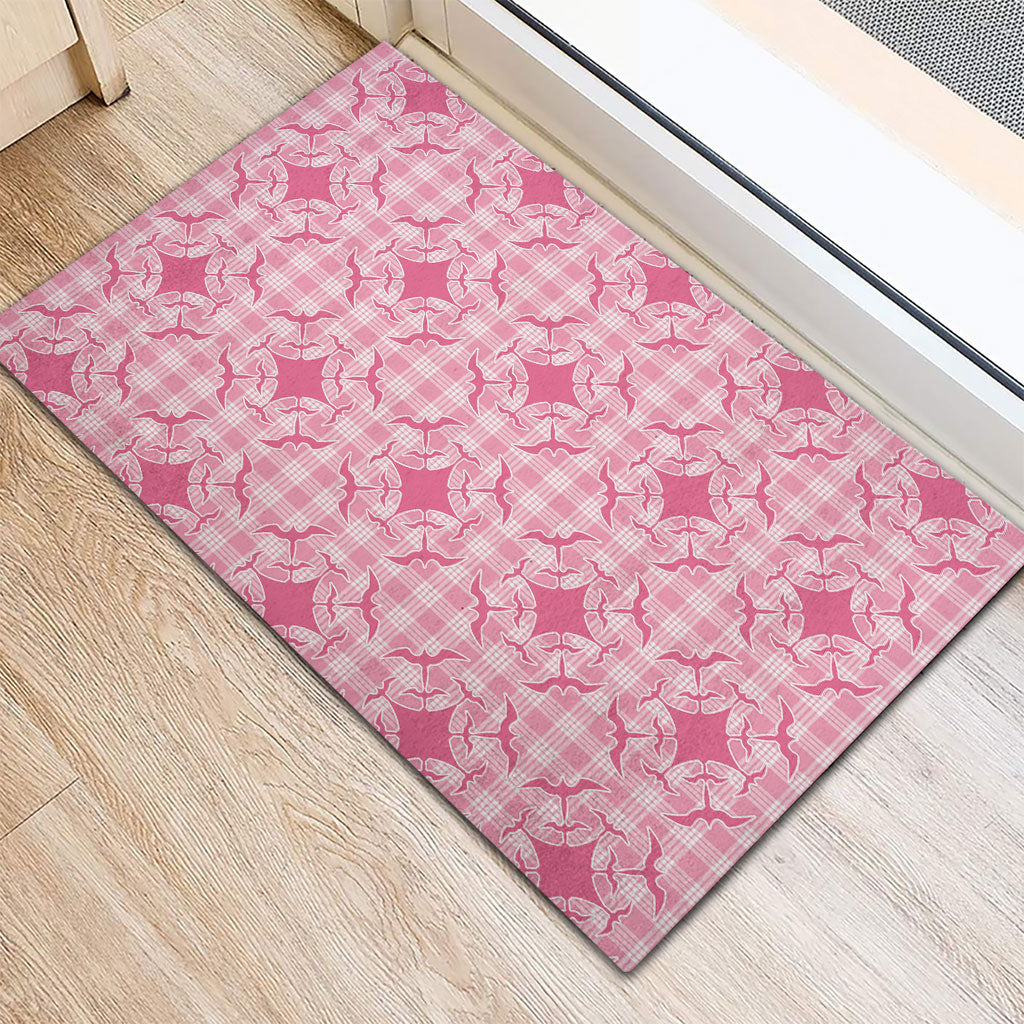 Alaka Hawaii Iwa Bird Palaka Motifs Rubber Doormat LT14 - Polynesian Pride