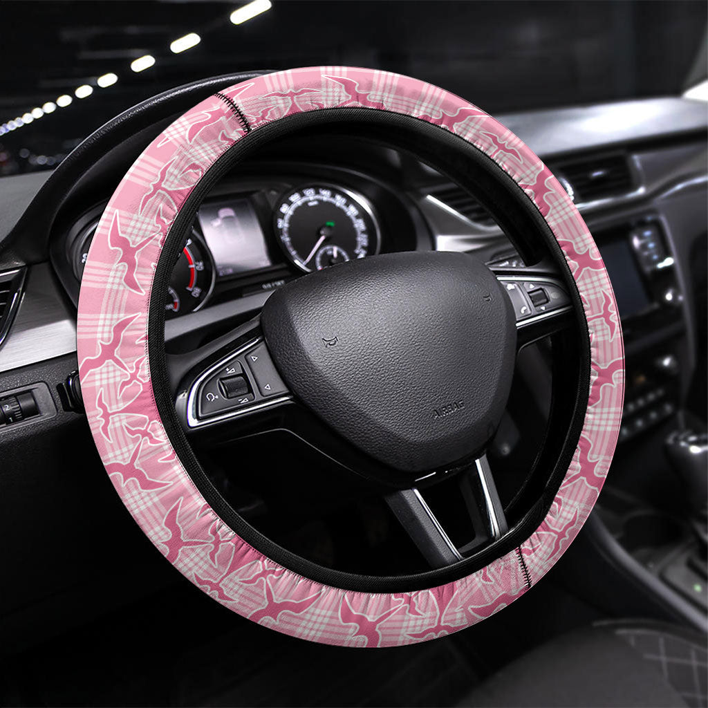 Alaka Hawaii Iwa Bird Palaka Motifs Steering Wheel Cover