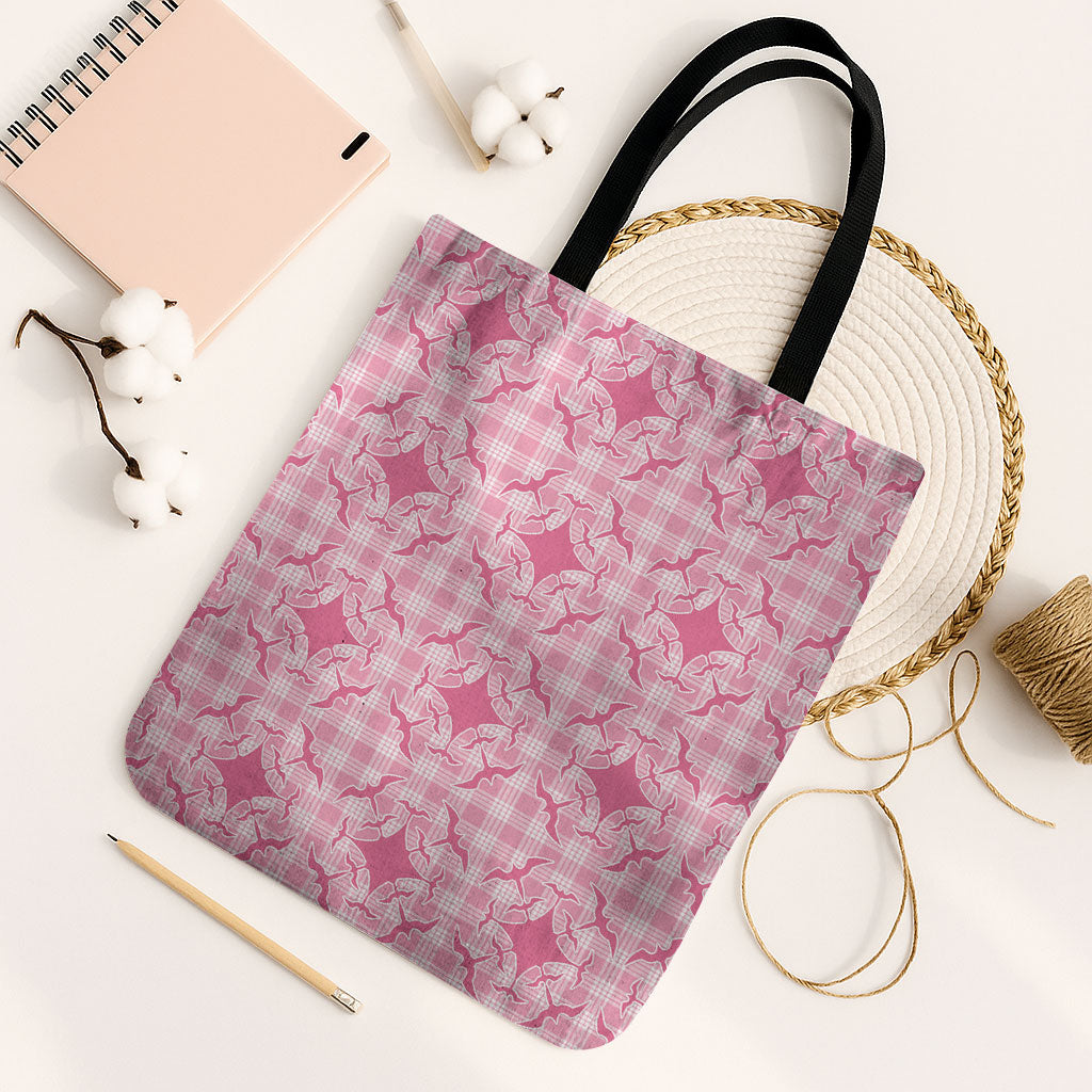 Alaka Hawaii Iwa Bird Palaka Motifs Tote Bag
