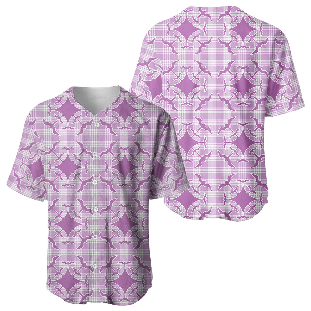 Poni Hawaii Iwa Bird Palaka Motifs Baseball Jersey LT14 - Polynesian Pride