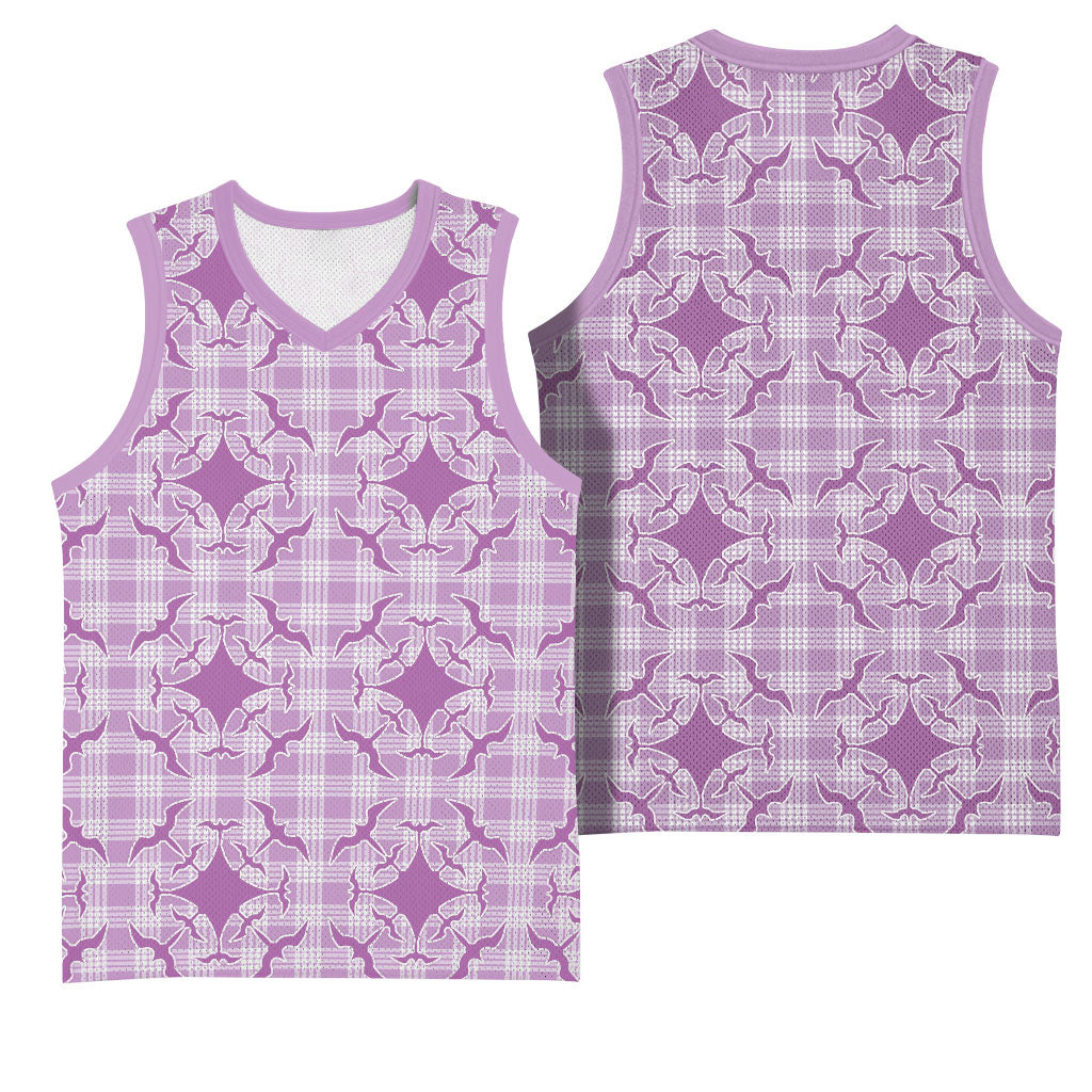 Poni Hawaii Iwa Bird Palaka Motifs Basketball Jersey LT14 - Polynesian Pride