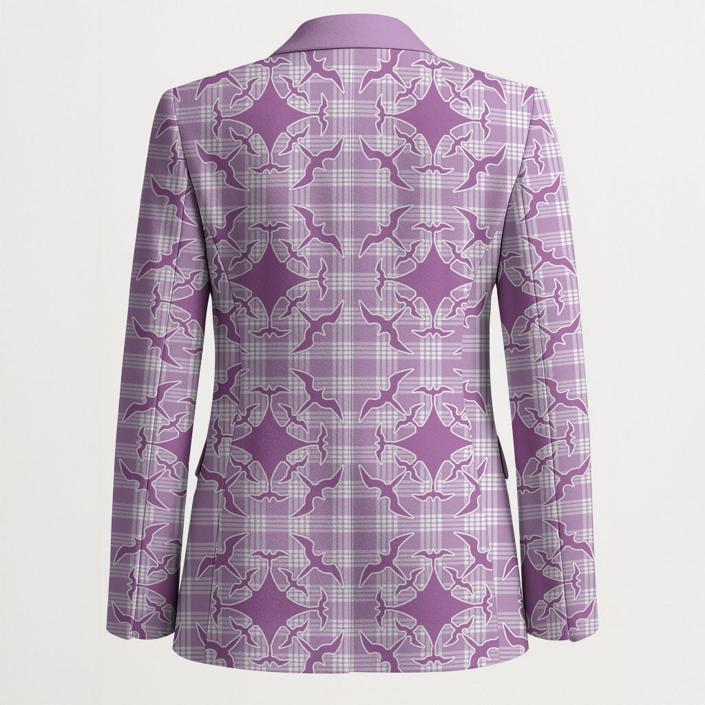 Poni Hawaii Iwa Bird Palaka Motifs Blazer LT14 - Polynesian Pride