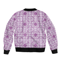 Poni Hawaii Iwa Bird Palaka Motifs Bomber Jacket LT14 - Polynesian Pride