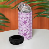 Poni Hawaii Iwa Bird Palaka Motifs 4 in 1 Can Cooler Tumbler LT14 - Polynesian Pride