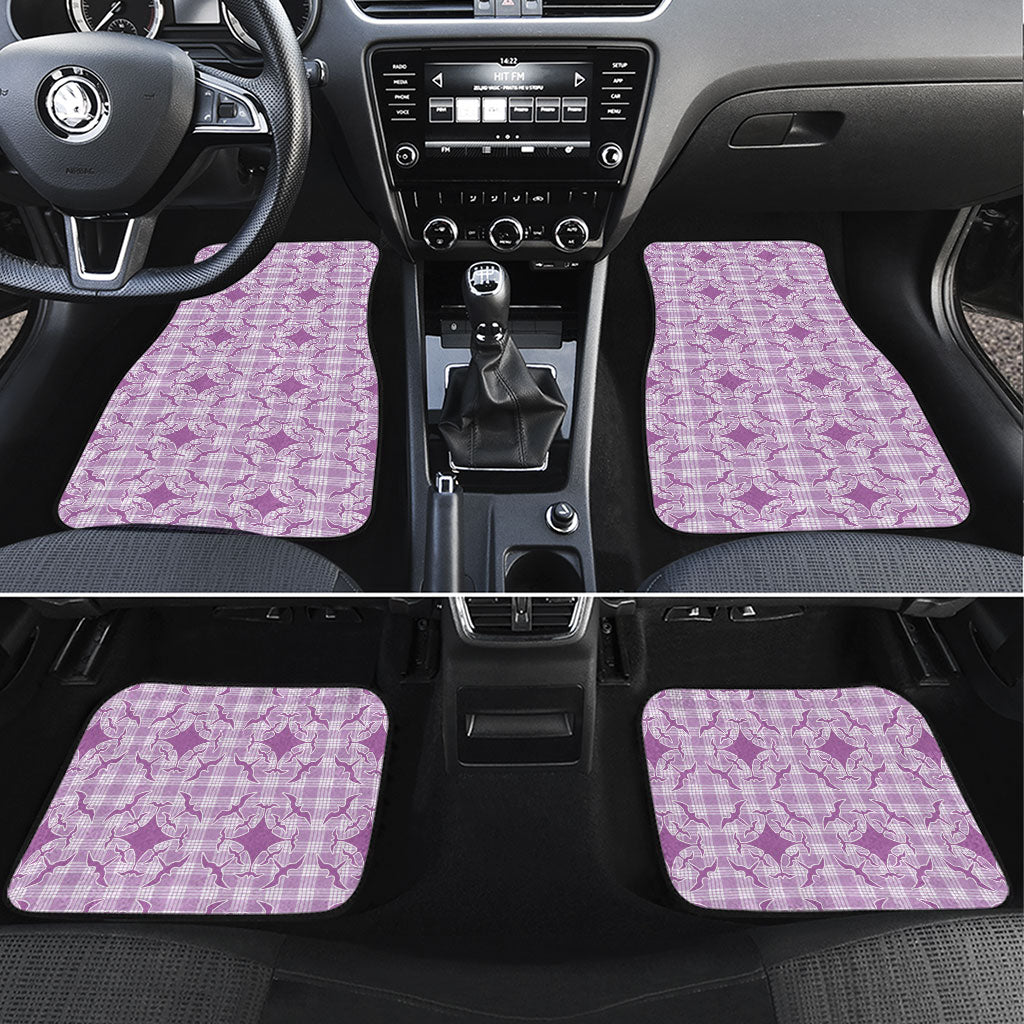 Poni Hawaii Iwa Bird Palaka Motifs Car Mats