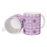 Poni Hawaii Iwa Bird Palaka Motifs Ceramic Mug LT14 - Polynesian Pride