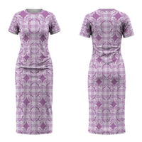 Poni Hawaii Iwa Bird Palaka Motifs Couples Matching Short Sleeve Bodycon Dress and Long Sleeve Button Shirt LT14 - Polynesian Pride