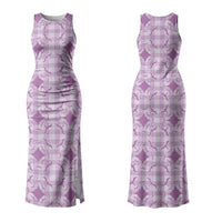 Poni Hawaii Iwa Bird Palaka Motifs Couples Matching Tank Maxi Dress and Hawaiian Shirt LT14 - Polynesian Pride
