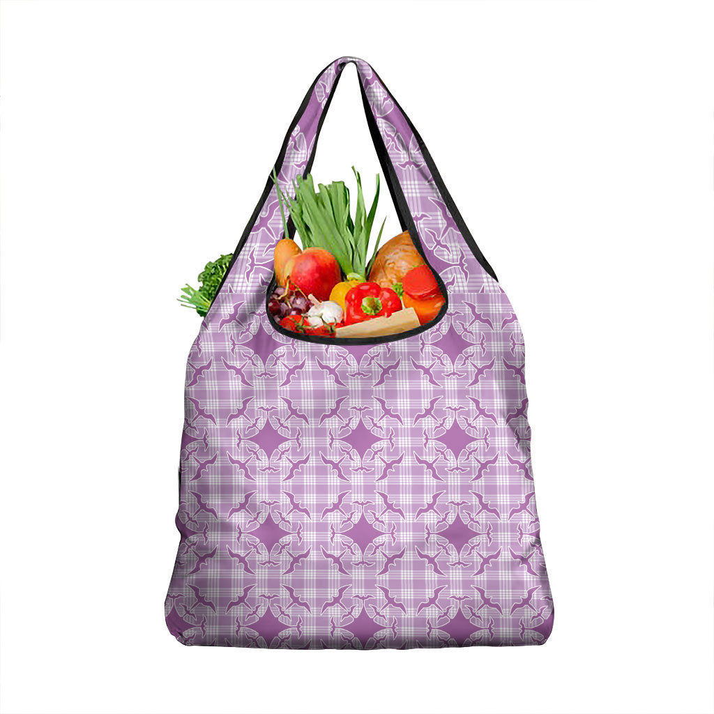 Poni Hawaii Iwa Bird Palaka Motifs Grocery Bag