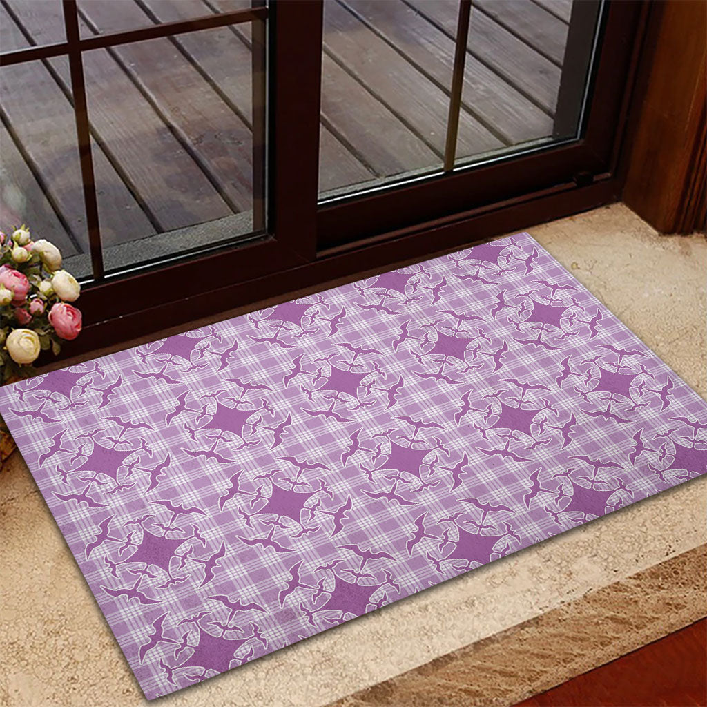 Poni Hawaii Iwa Bird Palaka Motifs Rubber Doormat LT14 - Polynesian Pride