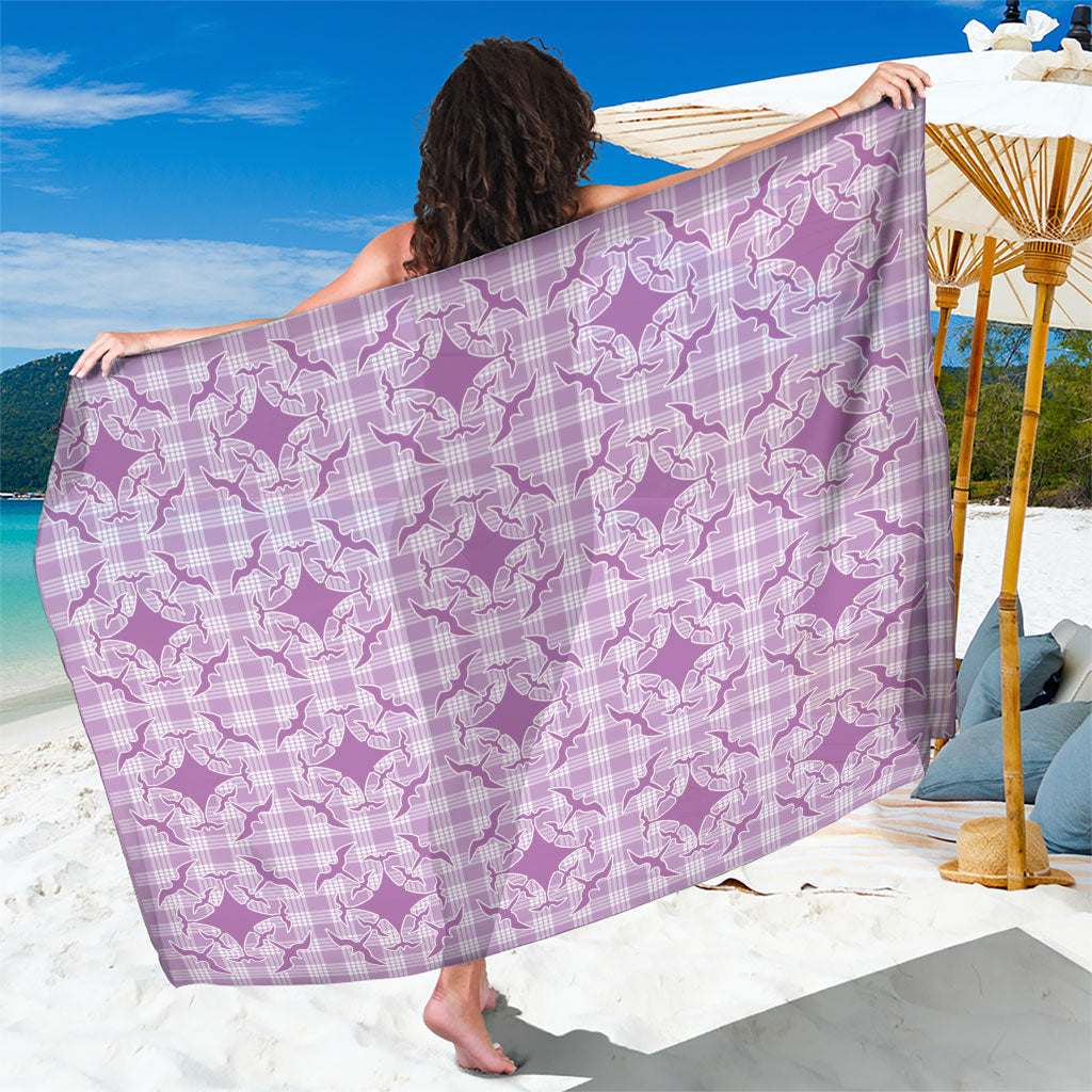 Poni Hawaii Iwa Bird Palaka Motifs Sarong