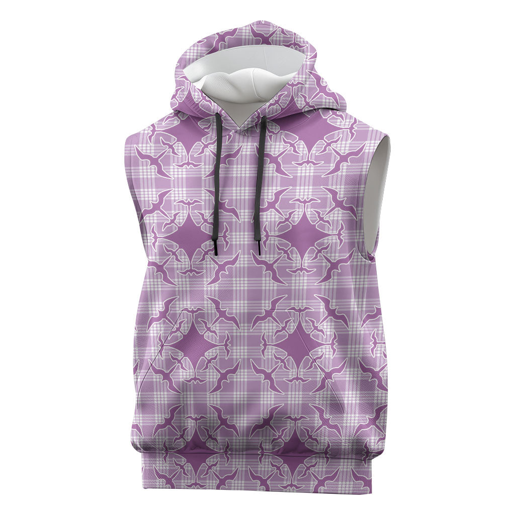 Poni Hawaii Iwa Bird Palaka Motifs Sleeveless Hoodie