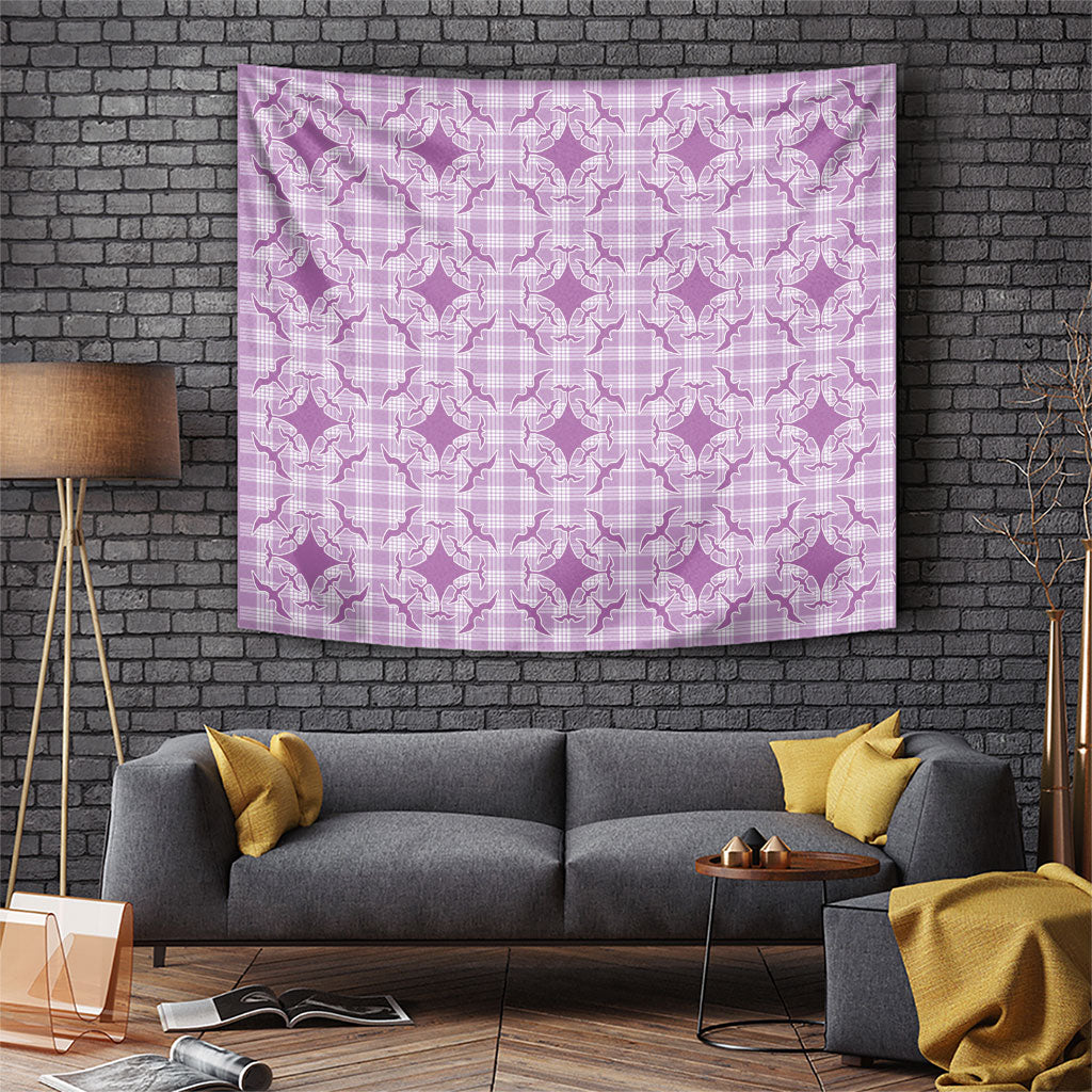 Poni Hawaii Iwa Bird Palaka Motifs Tapestry
