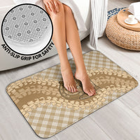 Makue Hawaii Cowboy Palaka Motifs Personalised Bathroom Set Paniolo Festival Puakenikeni Lei LT14 - Polynesian Pride