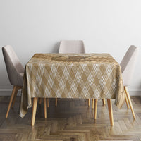 Makue Hawaii Cowboy Palaka Motifs Personalised Tablecloth Paniolo Festival Puakenikeni Lei LT14 - Polynesian Pride