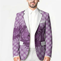 Poni Hawaii Cowboy Palaka Motifs Personalised Blazer Paniolo Festival Puakenikeni Lei LT14 - Polynesian Pride