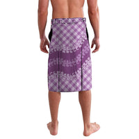 Poni Hawaii Cowboy Palaka Motifs Personalised Lavalava Paniolo Festival Puakenikeni Lei LT14 - Polynesian Pride
