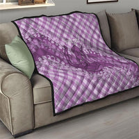Poni Hawaii Cowboy Palaka Motifs Personalised Quilt Paniolo Festival Puakenikeni Lei LT14 - Polynesian Pride