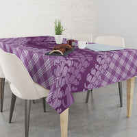 Poni Hawaii Cowboy Palaka Motifs Personalised Tablecloth Paniolo Festival Puakenikeni Lei LT14 - Polynesian Pride