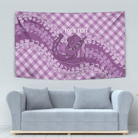 Poni Hawaii Cowboy Palaka Motifs Personalised Tapestry Paniolo Festival Puakenikeni Lei LT14 - Polynesian Pride