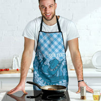 Polu Hawaii Cowboy Palaka Motifs Personalised Apron Paniolo Festival Puakenikeni Lei LT14 - Polynesian Pride